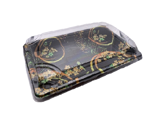 SUSHI TRAY FLOWER 256x185x47 (SHS 111)
