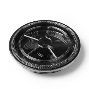 SUSHI TRAY ROND MET DEKSEL Ø 34 CM (HP-64)